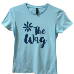 Wag Flower T-Shirt (Blue)